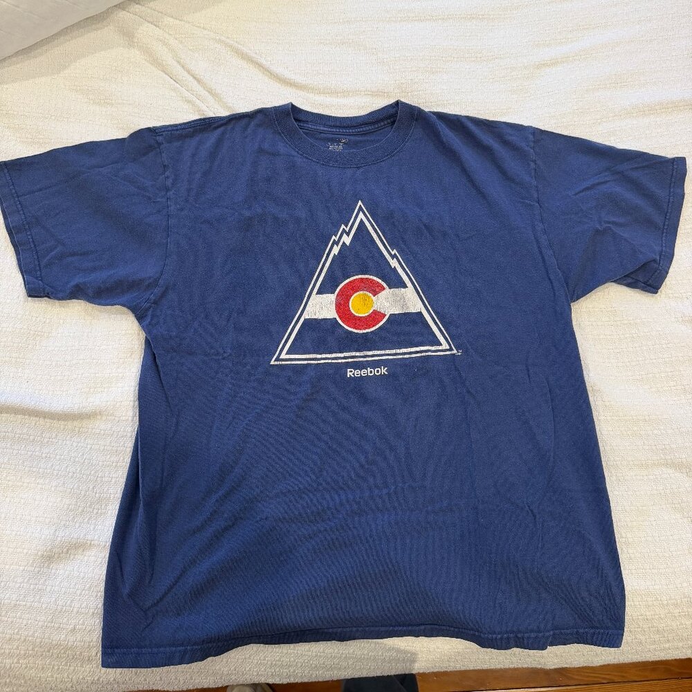 Vintage Reebok Colorado Flag Mountain Tee